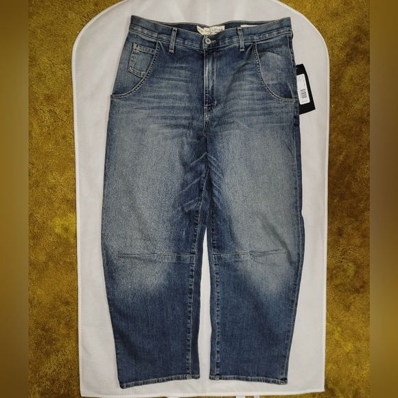 Nili lotan emerson jean 29 classic wash barrel crop nwt - Picture 7 of 11